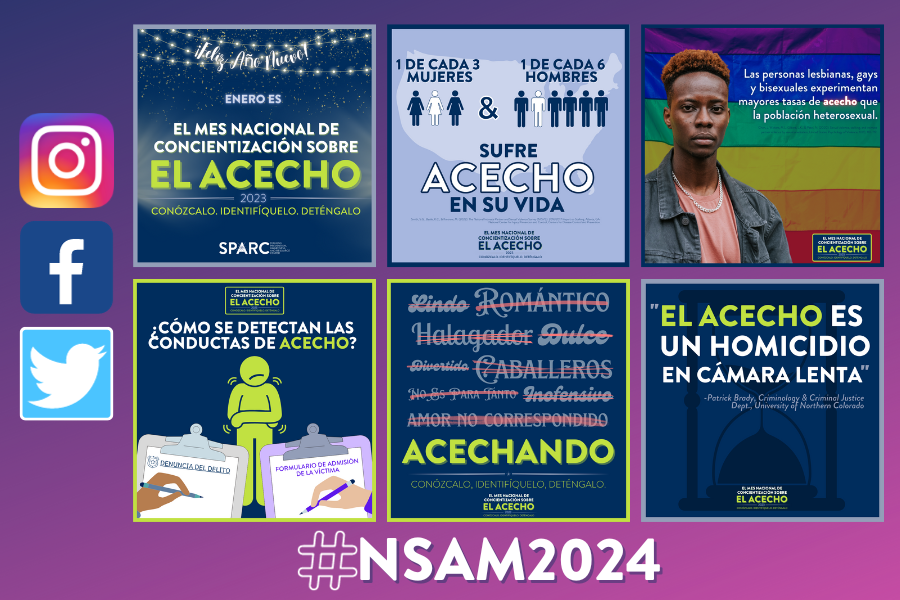 NSAM 2024 daily social media posts Spanish